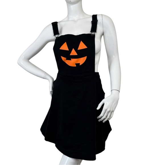 ModClothxBlack Friday Collab Pumpkin Jumper Dress 
Halloween xl jackOlantern NWT - Picture 4 of 15